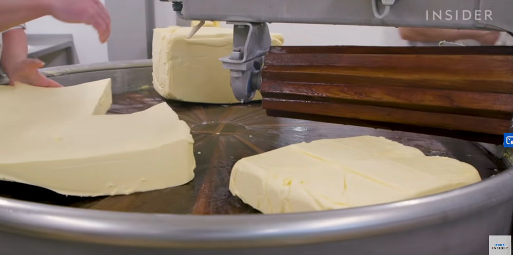 Vidéo de fabrication du beurre Bordier